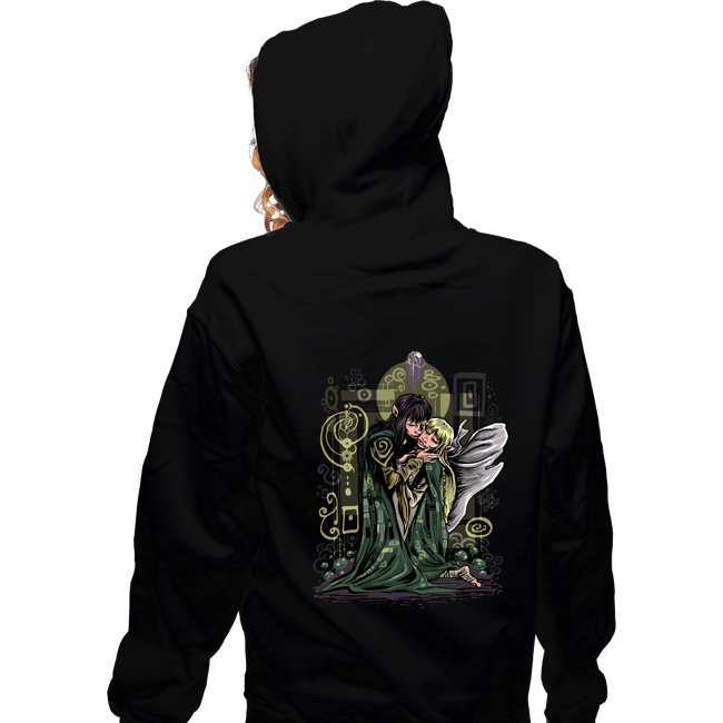 Secret_Shirts Zippered Hoodies, Unisex / Small / Black The Dark Kiss