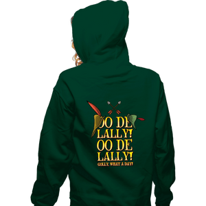 Secret_Shirts Zippered Hoodies, Unisex / Small / Irish Green Oo De Lally