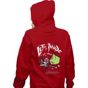 Shirts Zippered Hoodies, Unisex / Small / Red Zim Pilgrim