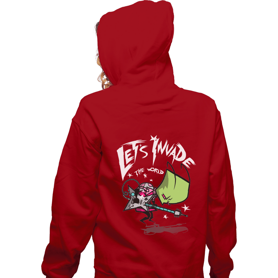 Shirts Zippered Hoodies, Unisex / Small / Red Zim Pilgrim