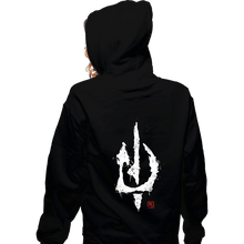Load image into Gallery viewer, Daily_Deal_Shirts Zippered Hoodies, Unisex / Small / Black Evil&#39;s Signature
