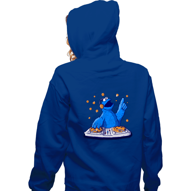 Daily_Deal_Shirts Zippered Hoodies, Unisex / Small / Royal Blue Cookie Party