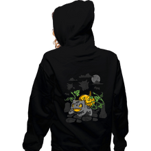 Load image into Gallery viewer, Secret_Shirts Zippered Hoodies, Unisex / Small / Black Bulb O Lantern
