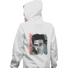 Load image into Gallery viewer, Shirts Zippered Hoodies, Unisex / Small / White Split
