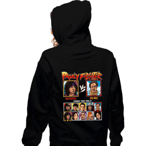Secret_Shirts Zippered Hoodies, Unisex / Small / Black Pauly Fighter