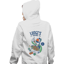 Load image into Gallery viewer, Daily_Deal_Shirts Zippered Hoodies, Unisex / Small / White Luigi&#39;s Trattoria
