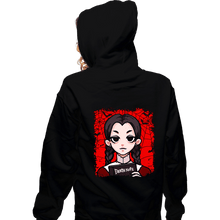 Load image into Gallery viewer, Daily_Deal_Shirts Zippered Hoodies, Unisex / Small / Black Wednesday Note
