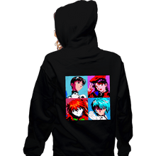Load image into Gallery viewer, Secret_Shirts Zippered Hoodies, Unisex / Small / Black Warhol EVA
