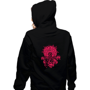 Daily_Deal_Shirts Zippered Hoodies, Unisex / Small / Black Brain Bounty