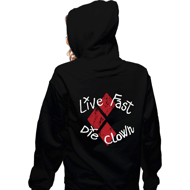 Secret_Shirts Zippered Hoodies, Unisex / Small / Black Die Clown