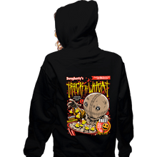 Load image into Gallery viewer, Daily_Deal_Shirts Zippered Hoodies, Unisex / Small / Black Trick&#39;R Wheat
