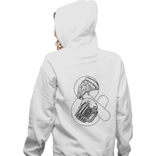 Load image into Gallery viewer, Shirts Zippered Hoodies, Unisex / Small / White Pizza and Beer
