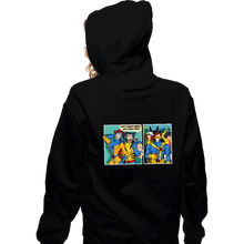 Load image into Gallery viewer, Secret_Shirts Zippered Hoodies, Unisex / Small / Black He Doesn&#39;t Know
