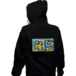 Secret_Shirts Zippered Hoodies, Unisex / Small / Black He Doesn't Know