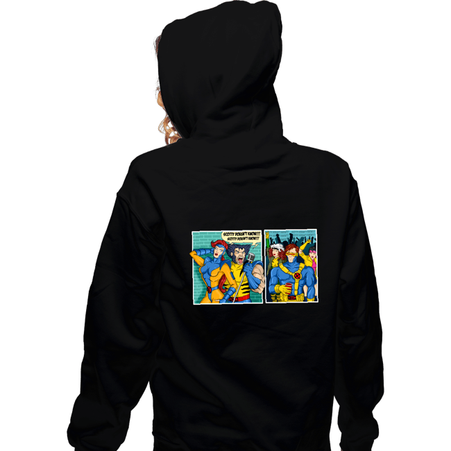 Secret_Shirts Zippered Hoodies, Unisex / Small / Black He Doesn't Know