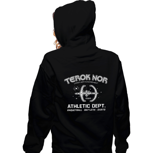 Last_Chance_Shirts Zippered Hoodies, Unisex / Small / Black Trek Athletic DS9