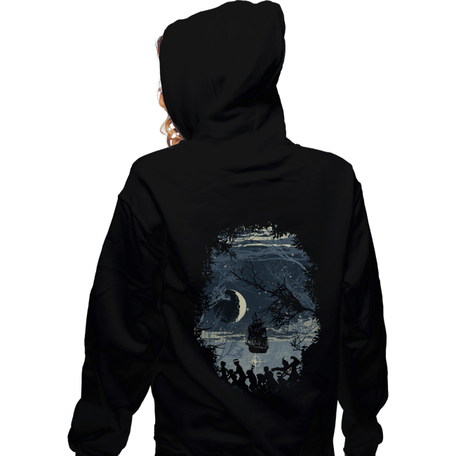 Daily_Deal_Shirts Zippered Hoodies, Unisex / Small / Black Cove Explorers