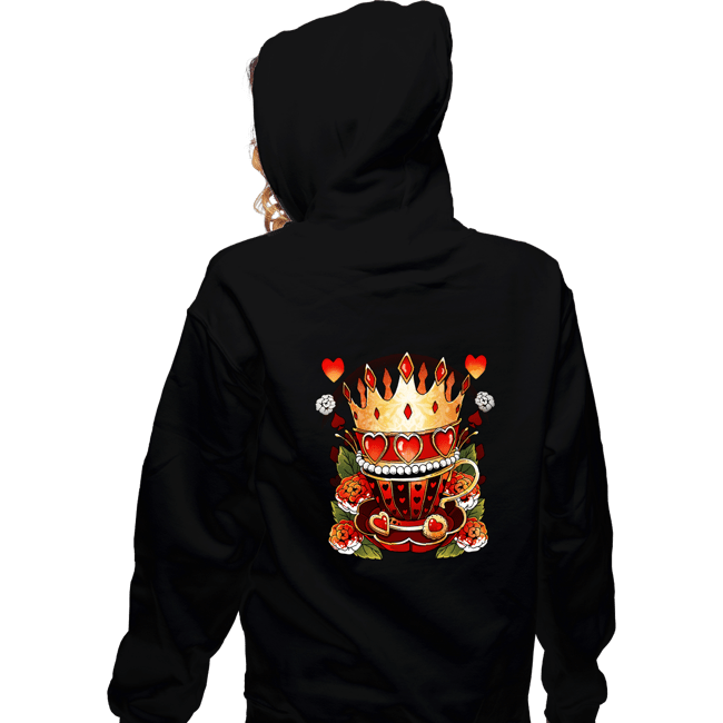 Daily_Deal_Shirts Zippered Hoodies, Unisex / Small / Black Mug Heart