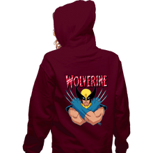 Load image into Gallery viewer, Daily_Deal_Shirts Zippered Hoodies, Unisex / Small / Maroon Wolverine 97
