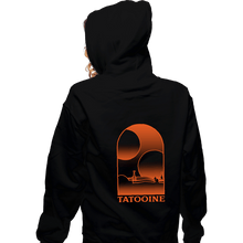 Load image into Gallery viewer, Shirts Zippered Hoodies, Unisex / Small / Black Tatooine
