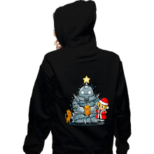 Load image into Gallery viewer, Daily_Deal_Shirts Zippered Hoodies, Unisex / Small / Black Fullmetal Christmas

