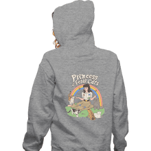 Load image into Gallery viewer, Shirts Pullover Hoodies, Unisex / Small / Sports Grey Princess Of Feral Cats
