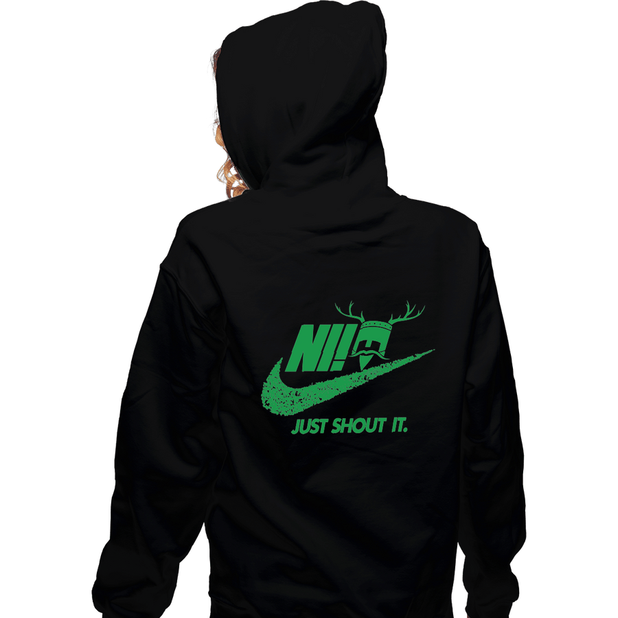 Shirts Zippered Hoodies, Unisex / Small / Black Just Shout It