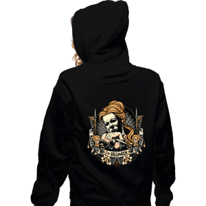 Daily_Deal_Shirts Zippered Hoodies, Unisex / Small / Black Belle Myers