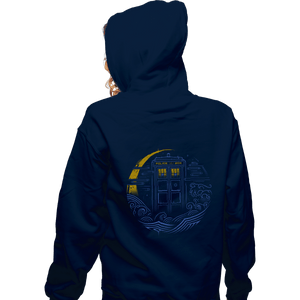 Shirts Zippered Hoodies, Unisex / Small / Navy The Traveller
