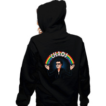 Load image into Gallery viewer, Daily_Deal_Shirts Zippered Hoodies, Unisex / Small / Black It&#39;s Chaos
