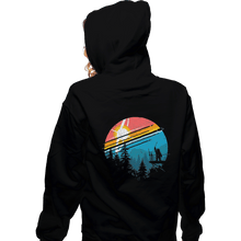 Load image into Gallery viewer, Shirts Zippered Hoodies, Unisex / Small / Black Galactic Victory

