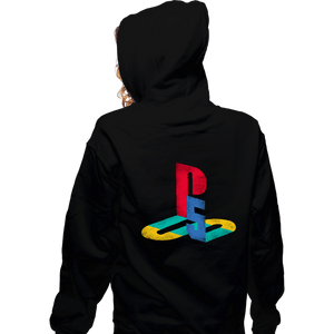 Shirts Zippered Hoodies, Unisex / Small / Black PS5 Classic