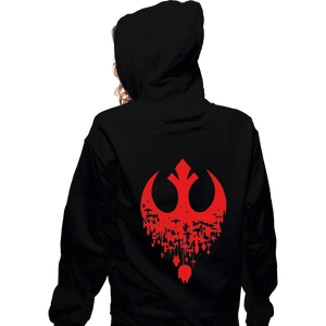 Shirts Zippered Hoodies, Unisex / Small / Black Fractured Rebellion