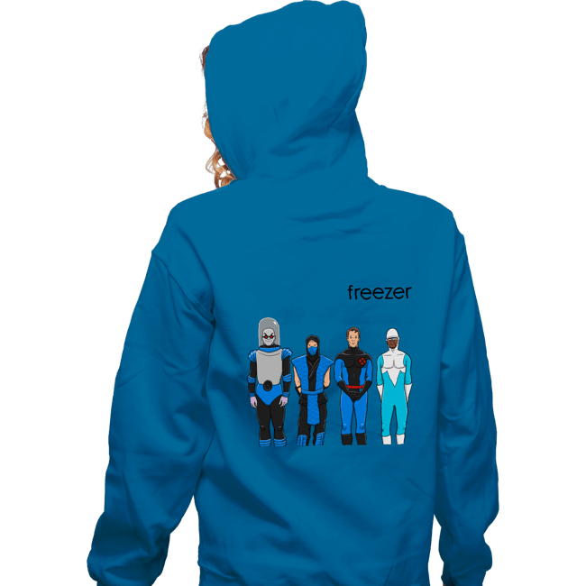 Daily_Deal_Shirts Zippered Hoodies, Unisex / Small / Royal Blue Freezer