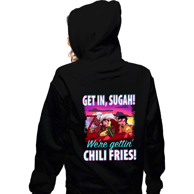 Daily_Deal_Shirts Zippered Hoodies, Unisex / Small / Black Get In