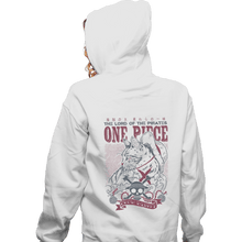 Load image into Gallery viewer, Shirts Pullover Hoodies, Unisex / Small / White Meow D Luffy
