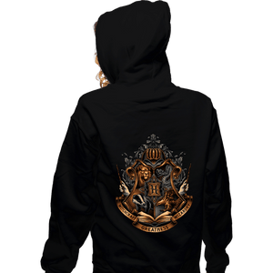 Daily_Deal_Shirts Zippered Hoodies, Unisex / Small / Black Home Of Magic And Greatness