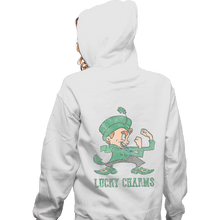 Load image into Gallery viewer, Shirts Zippered Hoodies, Unisex / Small / White Lucky Charms
