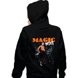 Secret_Shirts Zippered Hoodies, Unisex / Small / Black Magic Mike
