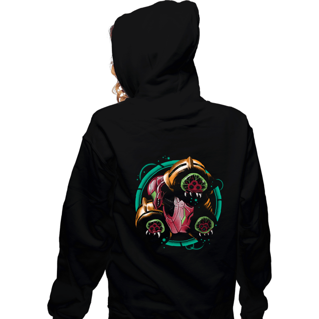 Secret_Shirts Zippered Hoodies, Unisex / Small / Black Galactic Bomber