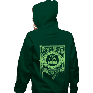 Shirts Zippered Hoodies, Unisex / Small / Irish Green Earth Kindgom