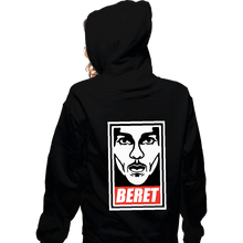 Load image into Gallery viewer, Shirts Zippered Hoodies, Unisex / Small / Black Beret

