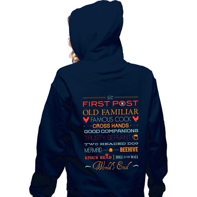 Secret_Shirts Zippered Hoodies, Unisex / Small / Navy The Golden Mile
