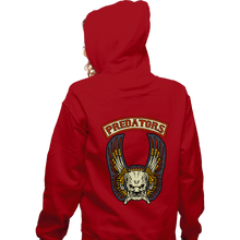 Load image into Gallery viewer, Daily_Deal_Shirts Zippered Hoodies, Unisex / Small / Red Predators
