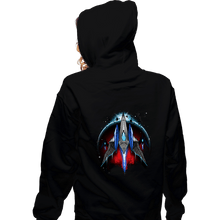 Load image into Gallery viewer, Shirts Zippered Hoodies, Unisex / Small / Black Arwing Fighters
