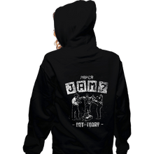 Load image into Gallery viewer, Secret_Shirts Zippered Hoodies, Unisex / Small / Black Paper Jam Tee
