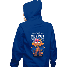 Load image into Gallery viewer, Secret_Shirts Zippered Hoodies, Unisex / Small / Royal Blue The Puppet
