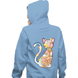 Shirts Zippered Hoodies, Unisex / Small / Royal Blue Magical Silhouettes - Artemis