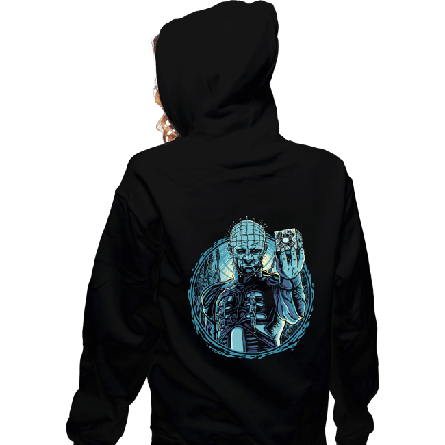 Daily_Deal_Shirts Zippered Hoodies, Unisex / Small / Black The Hell Priest