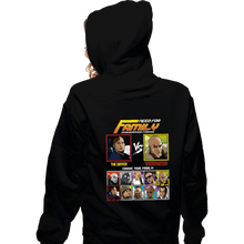 Load image into Gallery viewer, Shirts Zippered Hoodies, Unisex / Small / Black Family Fighter
